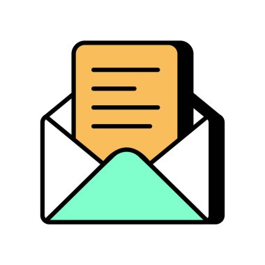 Vektör olarak e-posta pazarlama simgesi. Logotype