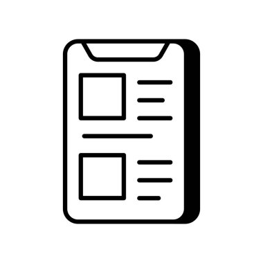 Vektör olarak mobil pazarlama simgesi. Logotype