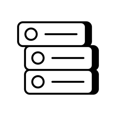 Vektör olarak indeks simgesi. Logotype