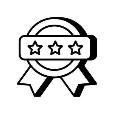 Vektör olarak sayfa kalite simgesi. Logotype