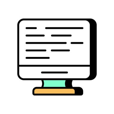 Simge vektör olarak programlanıyor. Logotype