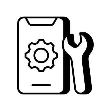 Uygulama Geliştirme simgesi vektörü. Logotype