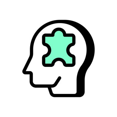 Vektör olarak SOLUTION simgesi. Logotype