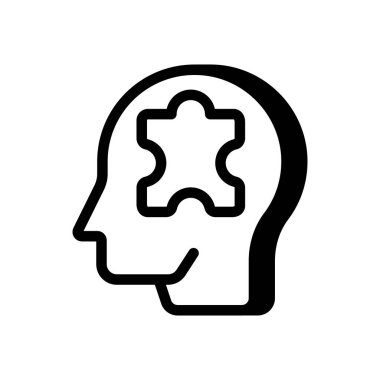 Vektör olarak SOLUTION simgesi. Logotype