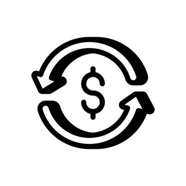 Vektör simgesini iade et. Logotype