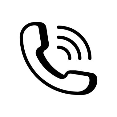 Vektör olarak Çağrı simgesinde. Logotype