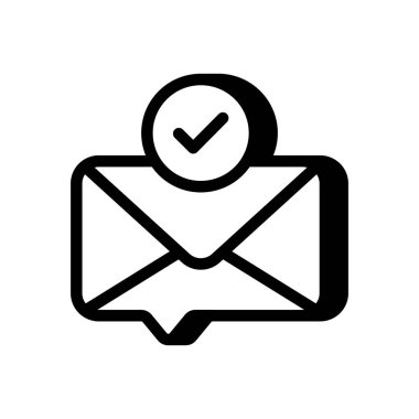 Vektör olarak yanıt simgesi. Logotype