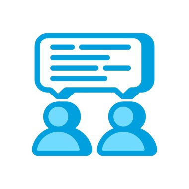 Vektör olarak iletişim simgesi. Logotype