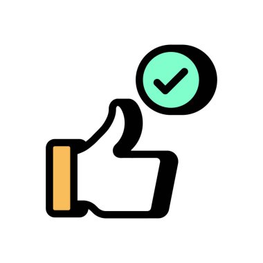 Vektör olarak geri bildirim simgesi. Logotype