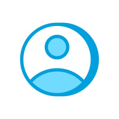 Vektör olarak profil simgesi. Logotype