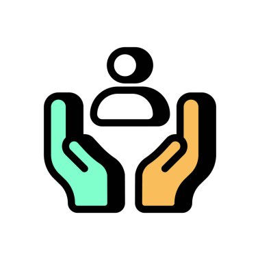 Vektör olarak özel ders simgesi. Logotype