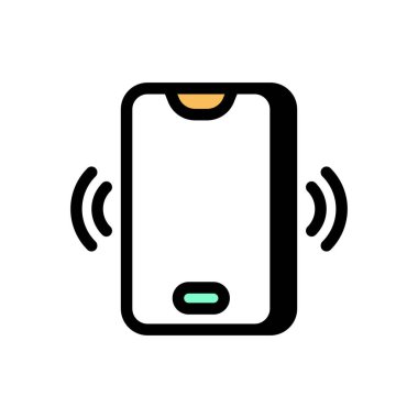 Vektör olarak Akıllı Telefon simgesi. Logotype