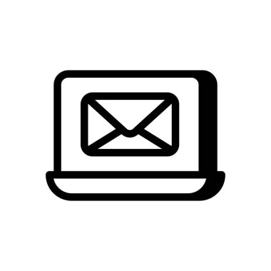 Haber Postası simgesi vektörde. Logotype