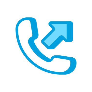 Giden Arama simgesi vektör cinsinden. Logotype