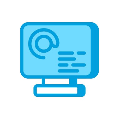 Vektör olarak masaüstü simgesi. Logotype