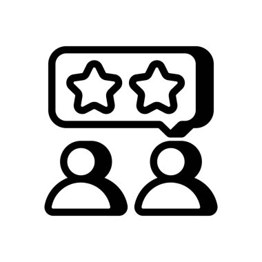 Müşteri deneyim simgesi vektör. Logotype