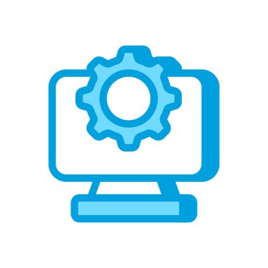 Sistem simgesini vektöre yükle. Logotype