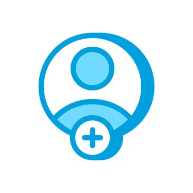 Vektör olarak Kullanıcı simgesi ekle. Logotype