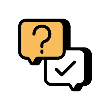 Vektör olarak sohbet simgesi. Logotype