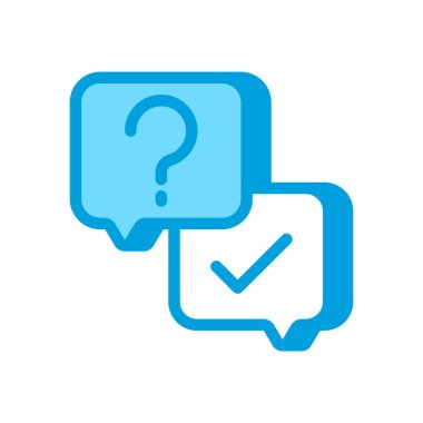 Vektör olarak sohbet simgesi. Logotype