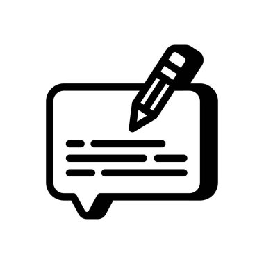 Vektör olarak geri bildirim simgesi. Logotype