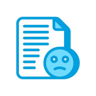 Vektör olarak Belge simgesini şikayet et. Logotype