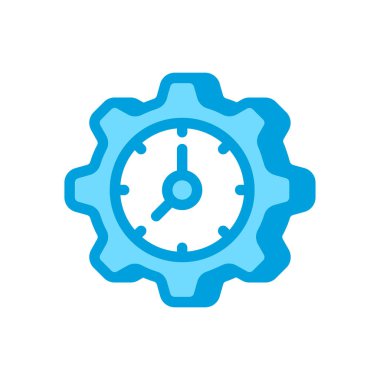 Zaman Yönetimi simgesi vektörde. Logotype