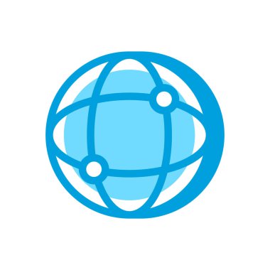 Ağ simgesi vektörü. Logotype