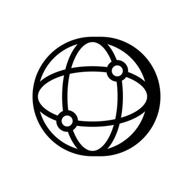 Ağ simgesi vektörü. Logotype