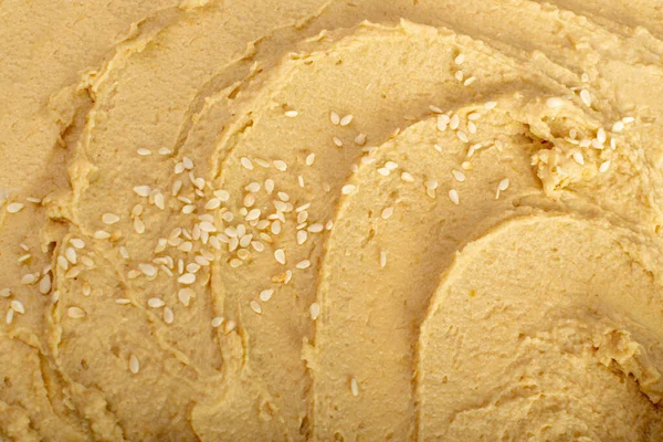 Hummus Smear Texture Background Houmous Dip Pattern Tahini Sauce Mockup — Foto Stock