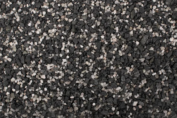 Kieselsteine Mix Textur Hintergrund Grau Grobe Sand Muster Granulare Steine — Stockfoto