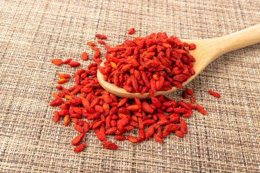 Goji Berry Pile, Lycium Barbaru, Çin Kurtüzümü, Berberi Evlilik Sarmaşığı, Kızıl Medlar, Goji Meyveleri Kapanış