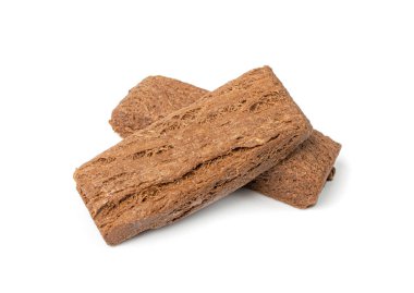 Çukulata Halva Parçaları Yığılmış, Ayçiçeği Halawa, Halva veya Halwa Ayçiçeği Tohumları Beyaz Arkaplanda