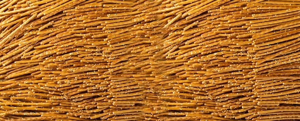 Pretzel Sticks Textura Fondo Crujientes Palillos Saltsticks Patrón Con Espacio — Foto de Stock