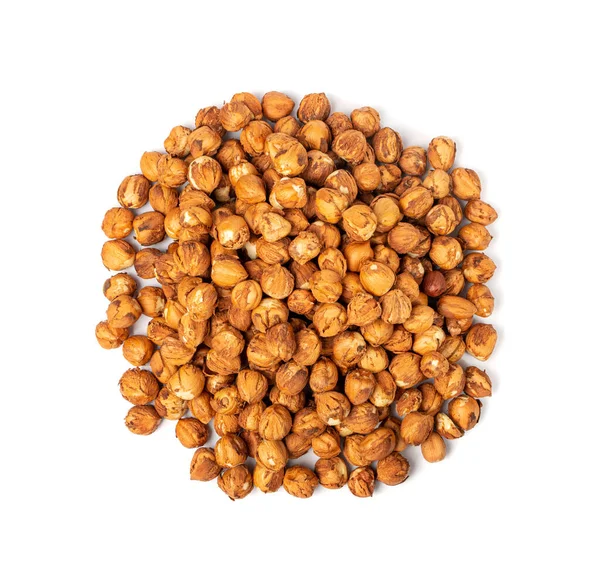 Nut Kernels Isolated Hazelnuts Pile Healthy Organic Nuts Group Nut — 스톡 사진