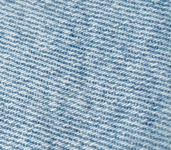 Blue Jeans Texture Background Macro Denim Fabric Pattern Cotton Wear — Stock Photo, Image