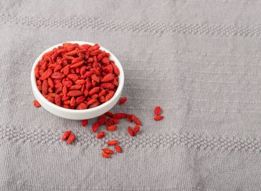Goji Berry Pile, Lycium Barbaru, Çin Kurtüzümü, Berberi Evlilik Sarmaşığı, Kızıl Medlar, Goji Meyveleri Kapanış