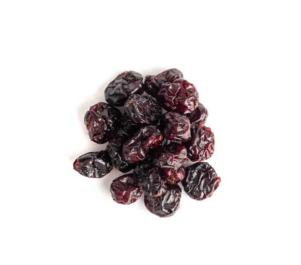 Ξηρά Cranberry Pile Απομονωμένα Αποξηραμένα Lingonberry Berries Cowberry Natural Dessert — Φωτογραφία Αρχείου