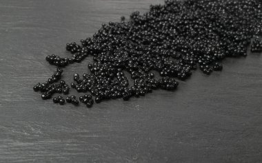 Siyah Havyar dokusu, Sturgeon, Sevruga, Beluga Caviare Mockup, Fotokopi Alanlı Lüks Deniz Ürünleri, Pahalı Gurme Yemekleri, Kara Havyar dokusu