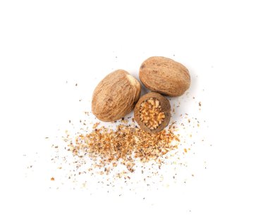 Nutmeg yalıtılmış, Myristica Fragrans Fruit, Sry Spicy Nutmeg Powder, Grated Muscat Nut, Nut Meg Seasoning, Kokulu Fındık Kapağı