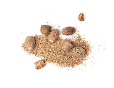 Kırık Nutmeg, Myristica Fragrans Fruit Crumbles, Dry Spicy Nutmeg Pieces, Grated Muscat Nut, Nut Meg Seasoning Shred, Kırık Kokulu Fındık Baharatları