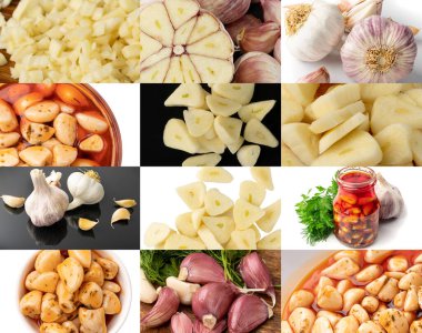 Sarımsak Kolajı, Çiğ Kabuklu, Turşu Kabuklu Karanfil Şablonu, Kızarmış Sarımsaklı Makarna, Baharatlı Sebze, Kızarmış Karanfil Grubu Kalıbı