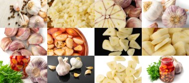 Sarımsak Kolajı, Çiğ Kabuklu, Turşu Kabuklu Karanfil Şablonu, Kızarmış Sarımsaklı Makarna, Baharatlı Sebze, Kızarmış Karanfil Grubu Kalıbı