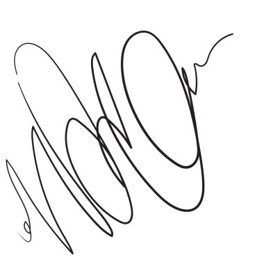 Soyut vuruşlar, sahte imza örnekleri rastgele imzalar, el yazısı karalama belgeleri, imzalı harfler.