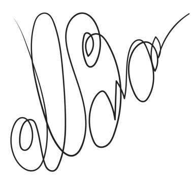 Soyut vuruşlar, sahte imza örnekleri rastgele imzalar, el yazısı karalama belgeleri, imzalı harfler.