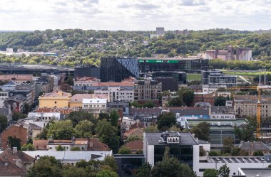 Kaunas, Litvanya, 27 Ağustos 2024 Kaunas Eski şehir, tarihi mimari, eski şehrin turizm merkezi, editoryal imaj