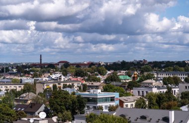 Kaunas, Litvanya, 27 Ağustos 2024 Kaunas Eski şehir, tarihi mimari, eski şehrin turizm merkezi, editoryal imaj