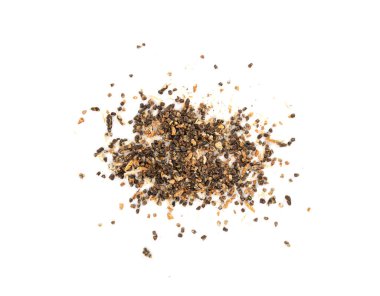 Kakule Tohumları İzole Edilmiş, Yeşil Kardamon, Kuru Kardamon, Kardamum Spice, Genera Elettaria Beans, Cardamomum Seasoning, Beyaz Arkaplanda Kuru Yeşil Kardaanne Kapsülleri