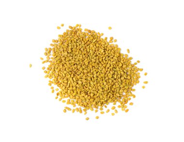 Fenugreek tohumları izole, Kuru Trigonella, Baharatlı Methi Dana Grains, Hint Mutfağı Baharatı İçindekiler, Kuru Sarı FenuGreek Tohum Konservesi