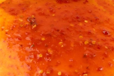 Nuoc Cham Portakal Sosu Doku Özgeçmişi, Red Asian Jelly Dip Smear Deseni, Hot Pepper Vietnamlı Sos Banner, Sweet Chili Sos Mockup